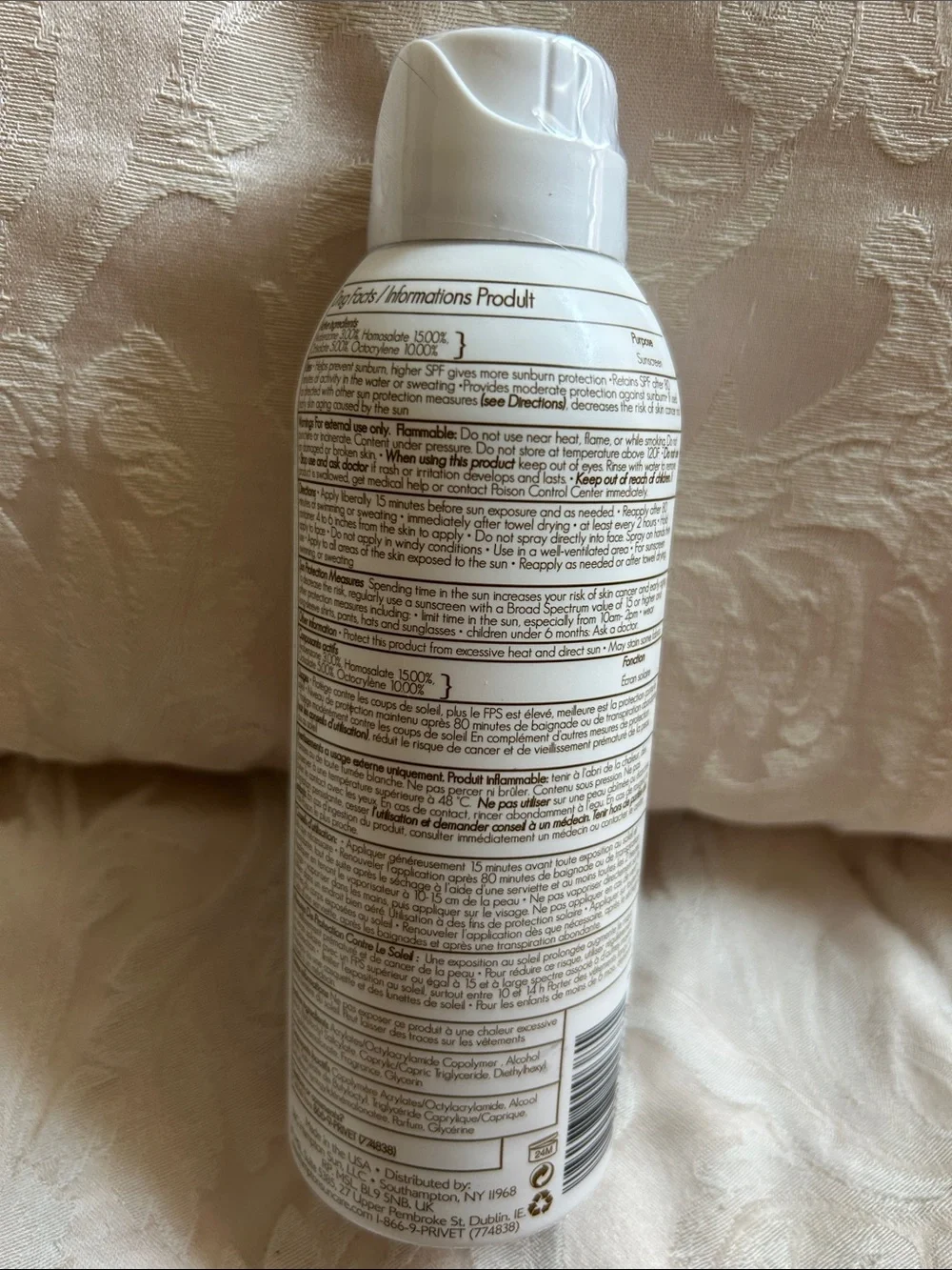 Hampton Sun For Kids SPF 70 Continuous Mist Sunscreen 5 oz Sealed